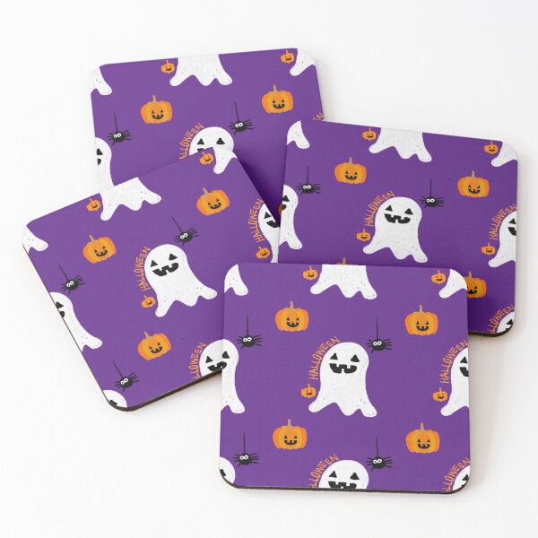 Item preview, little ghost and pumpkin designed and sold by peaceful-space.