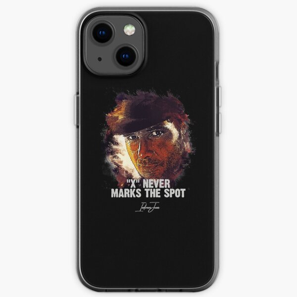 Coque Iphone Indiana Jones Noir Par Dominguezayer Redbubble