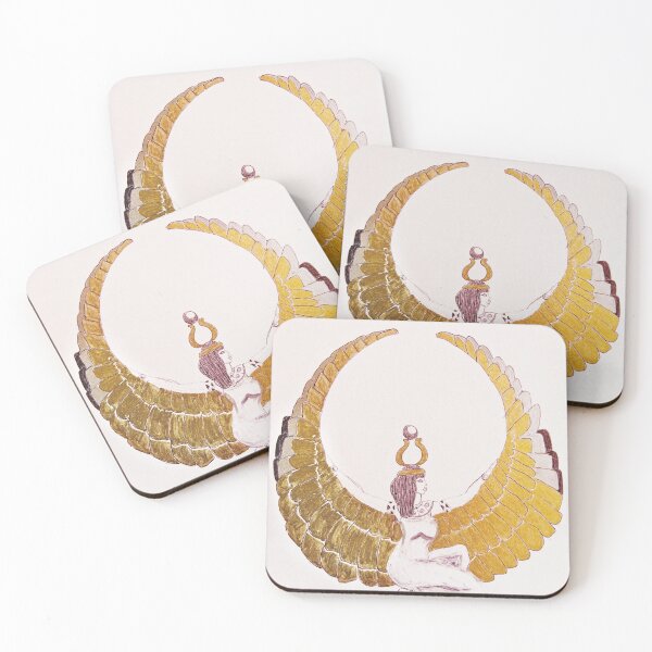 Item preview, Isis / Aset Egyptian Goddess in White designed and sold by SolSuenos.