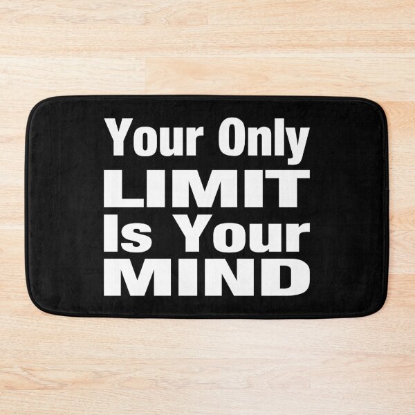 Item preview, Your Only Limit Is Your Mind Typography Life and Inspiration Quote in General Style designed and sold by Vasabi88.