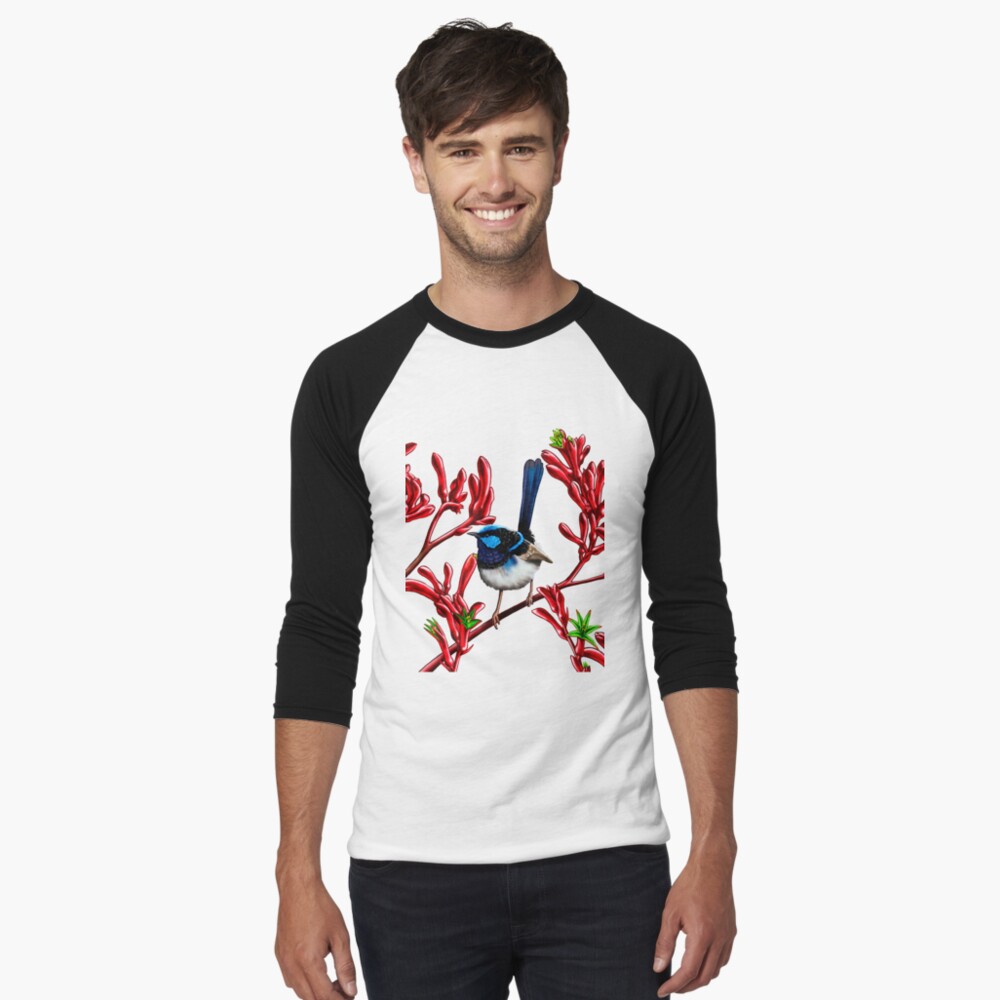 Item preview, Baseball ¾ Sleeve T-Shirt designed and sold by lauralretz.