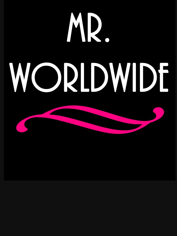 pitbull mr worldwide shirt