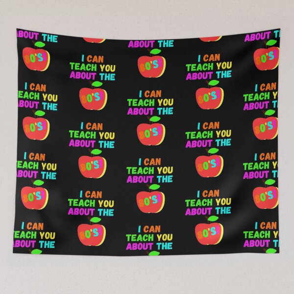 Item preview, I Can Teach You About The 80's Neon -  Love the Eighties Teacher Shirt Costume - Original by Boo-da-chay designed and sold by Boo-da-chay.