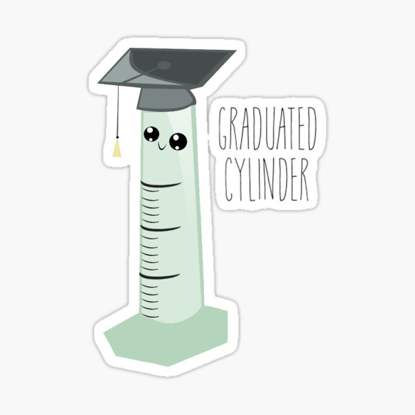 Messzylinder Sticker