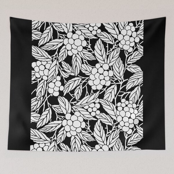 Item preview, Grape Berries Leaves Pattern designed and sold by VilaPropuh.