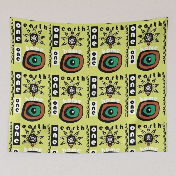 Item preview, LOVE TRIBE ONE EARTH designed and sold by Bev Aisbett.