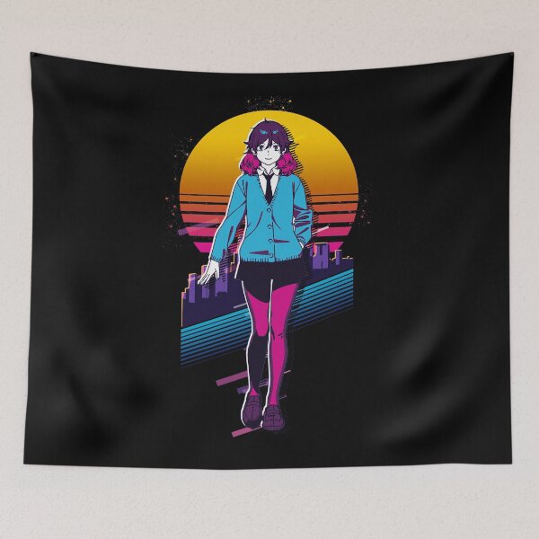 Item preview, Maki - Blue Period *80s retro* designed and sold by MyRetroArt.