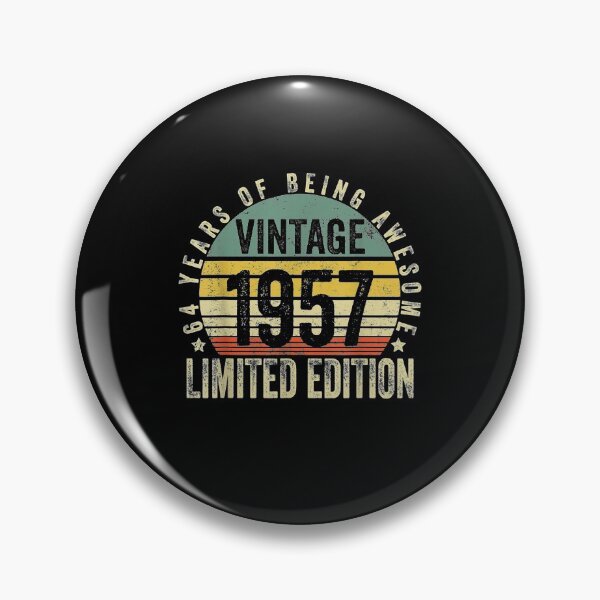 Aperçu de l'œuvre 64 ans vintage 1957 édition limitée 64e anniversaire créée et vendue par LochyshiArah.