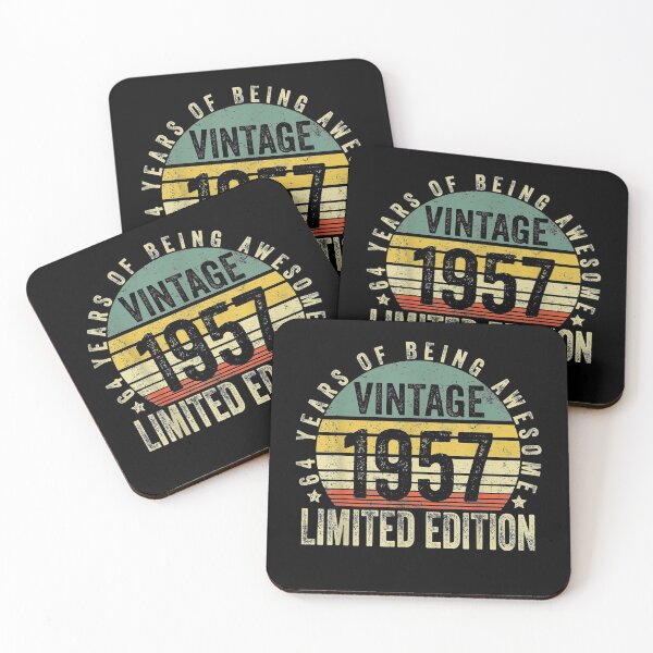 Aperçu de l'œuvre 64 ans vintage 1957 édition limitée 64e anniversaire créée et vendue par LochyshiArah.