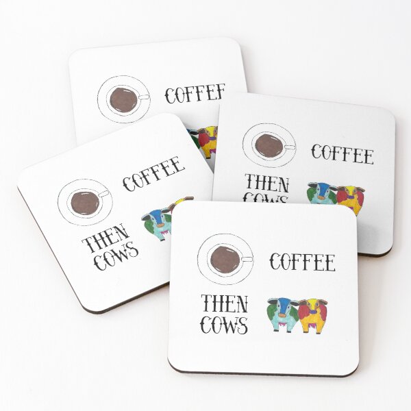 Item preview, Coffee Then Cows 2 designed and sold by AliCatOriginals.
