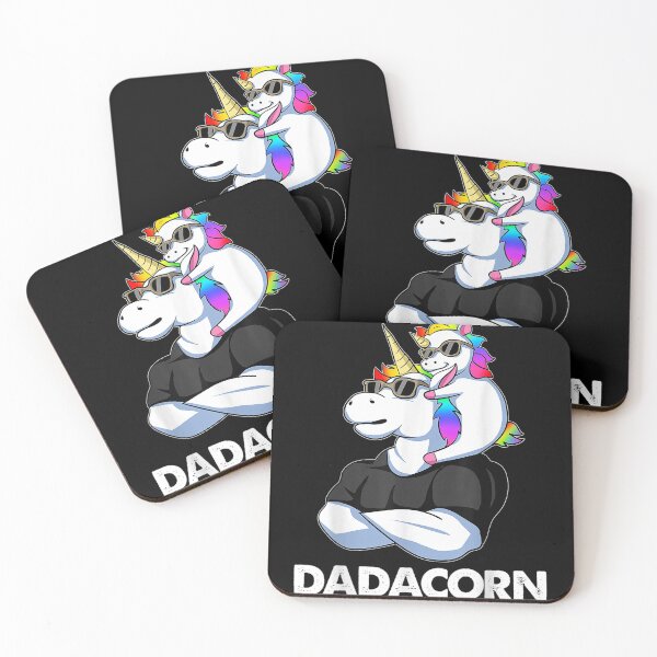 Item preview, Dadacorn Unicorn Dad and Baby Christmas Papa Sunglasses designed and sold by LochyshiArah.
