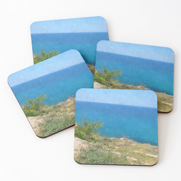 Item preview, Mediterranean Sea from cliffs in Northern Cyprus designed and sold by EnMiMochila.