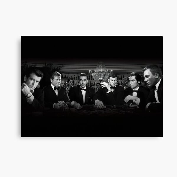 Vintage James Bonds Leinwanddruck