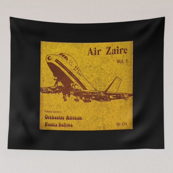 Item preview, Afro Beat T-ShirtAir Zaire _ Faded-Style African Vinyl Record Gift designed and sold by HaliayGabats.
