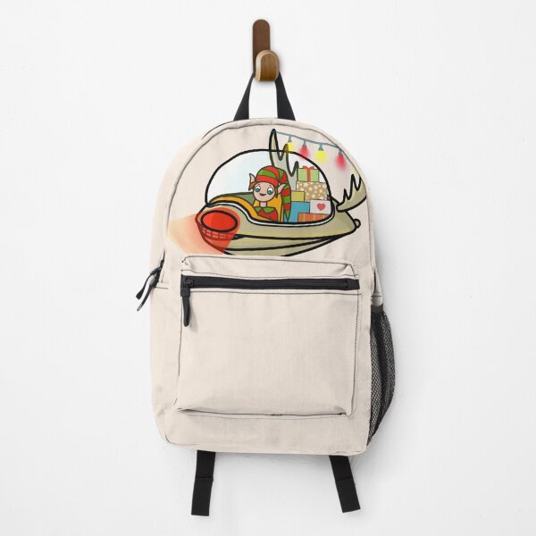 Item preview, Elf Flying a Rudolf Spacecraft Full Of Holiday Gifts - Merry Christmas designed and sold by ViewerEqualsPhoton.