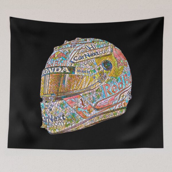 Item preview, Max Verstappen T-ShirtFormula 1 Verstappen 2021 Helmet Mosaic Design designed and sold by HaliayGabats.