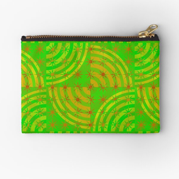 on-grid Zipper Pouch