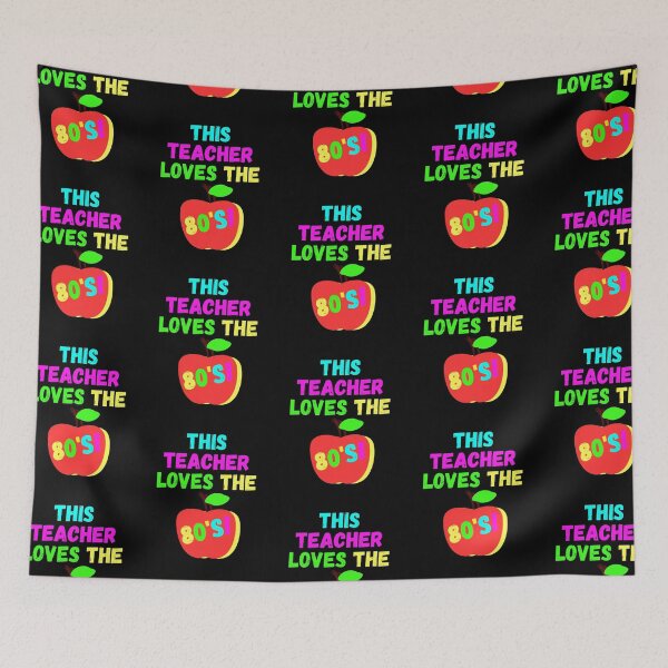 Item preview, This Teacher Loves The 80's Neon -  This Teacher Loves the Eighties Shirt Costume - Original by Boo-da-chay designed and sold by Boo-da-chay.