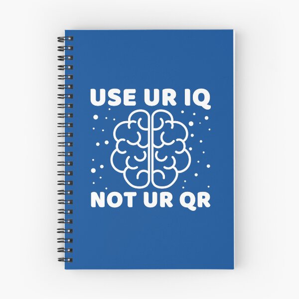 Item preview, Use Your Iq Not Your Qr #2 designed and sold by SalahBlt.