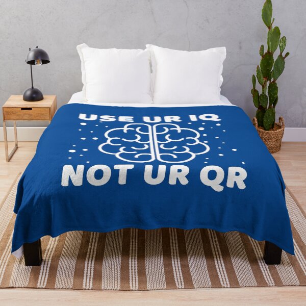 Item preview, Use Your Iq Not Your Qr #2 designed and sold by SalahBlt.