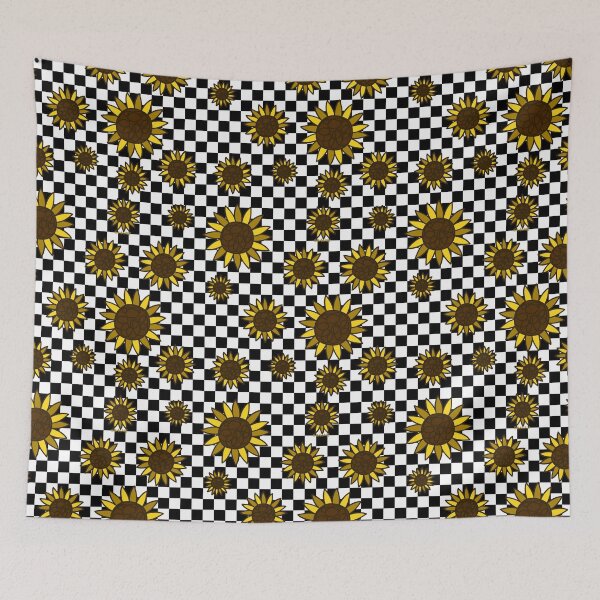 Item preview, Sunflower Checkerboard designed and sold by JanGrackle.