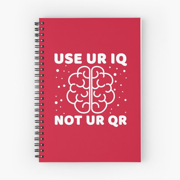 Item preview, Use Your Iq Not Your Qr #3 designed and sold by SalahBlt.