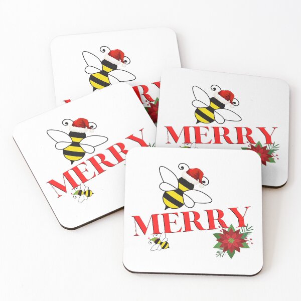Item preview, Bee Merry, Merry Christmas designed and sold by JustaGurli.