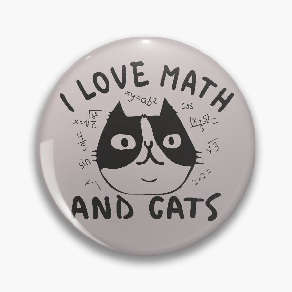 Item preview, Math and Cats Funny Mathematics and Feline Lover Gifts  designed and sold by alenaz.