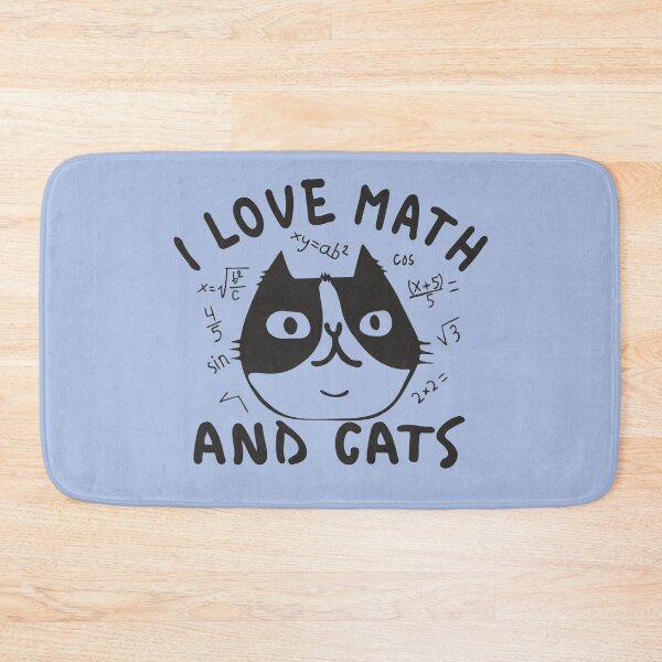 Item preview, Math and Cats Funny Mathematics and Feline Lover Gifts  designed and sold by alenaz.
