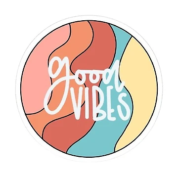Artwork thumbnail, Good Vibes Sticker by httpshahan