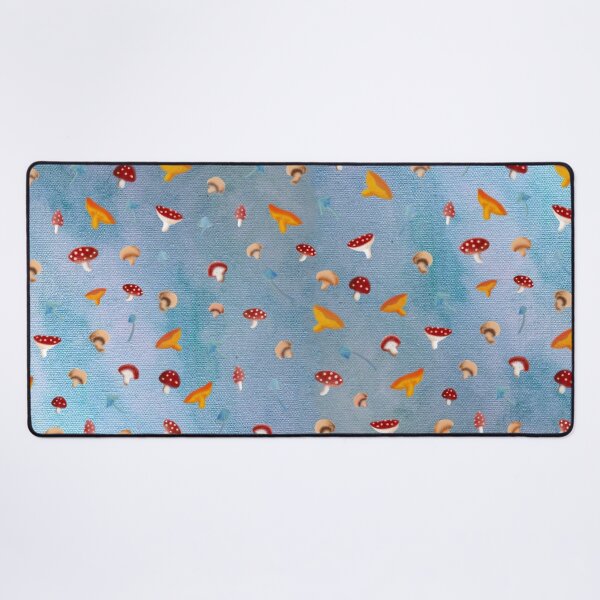 fuzzy flying funghi Desk Mat