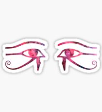 Eye of Horus || The Red Eyes of God || || Egyptian Stickers || Egyptian Stickers Sticker