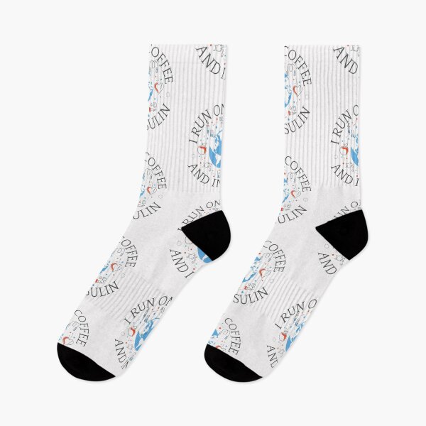 Item preview, I run on coffee and insulin, Diabetes Awareness designed and sold by Auntieck.