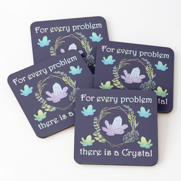 Item preview, For Every Problem There Is a Crystal designed and sold by GrimButterfly.