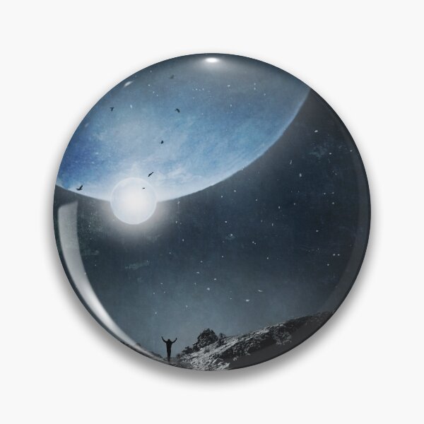 Item preview, Edge of Always - Surreal Landscape at Night designed and sold by Dyrk Wyst Redbubble Shop.