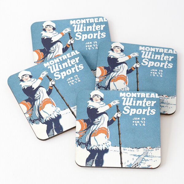 Item preview, Montreal Winter Sports- Vintage Retro Art designed and sold by Vicky021.