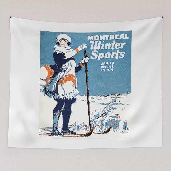 Item preview, Montreal Winter Sports- Vintage Retro Art designed and sold by Vicky021.