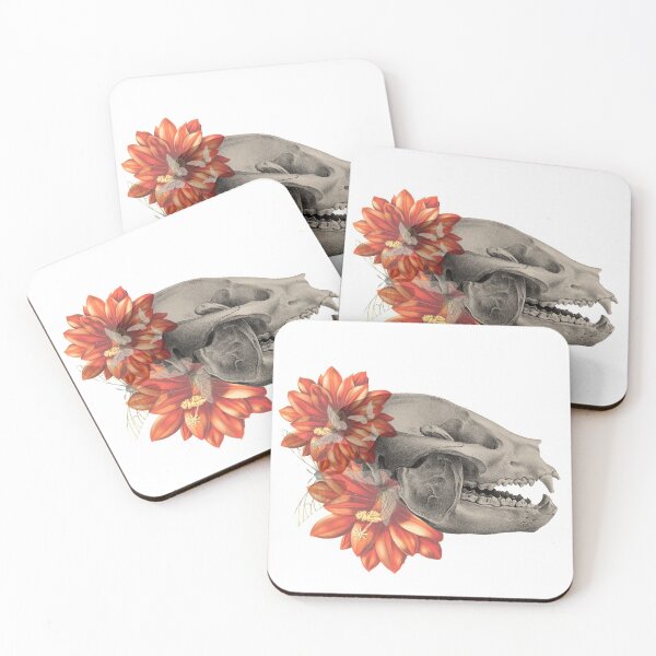 Item preview, Skull flowers & butterflies designed and sold by BelleZeare.