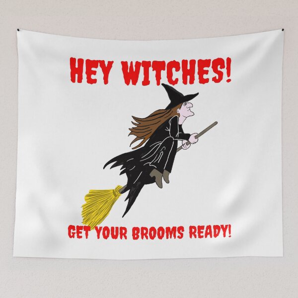 Item preview, Halloween - hey witches! get your brooms ready designed and sold by Hudson-Art.