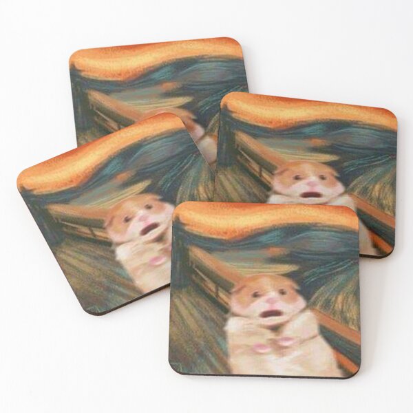 Item preview, hHamster in the scream Poster designed and sold by robertoposey.