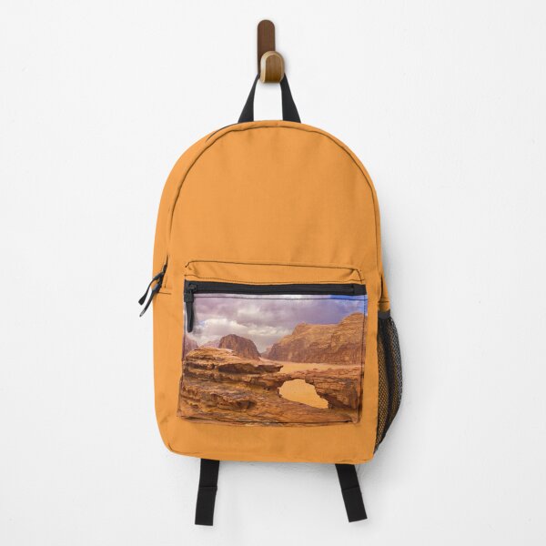 Item preview, Rock formation with natural arch in the Wadi Rum desert, Jordan designed and sold by Kate-P-.