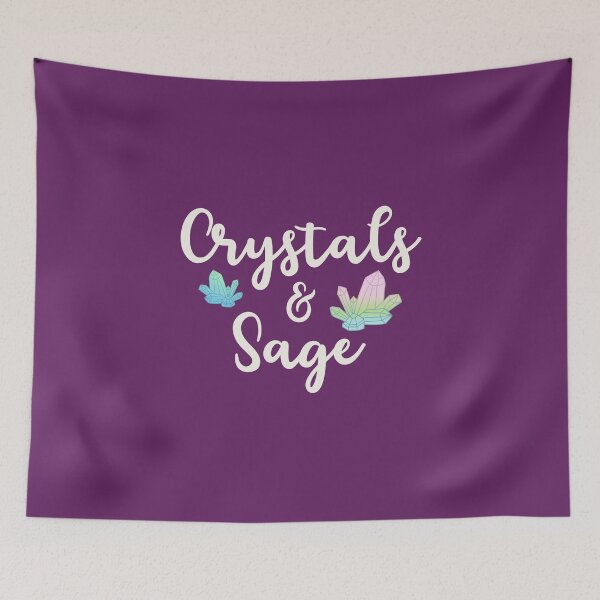Item preview, Crystals & Sage - Spiritual Healing designed and sold by GrimButterfly.