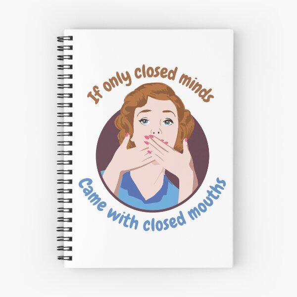 Item preview, if only closed minds came with closed mouths designed and sold by FunSesame.