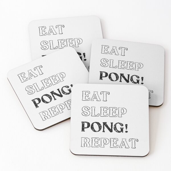 Item preview, Eat Sleep Pong Repeat! It's Mahjong Time Mahjongg Fans v2 designed and sold by teeworthy.