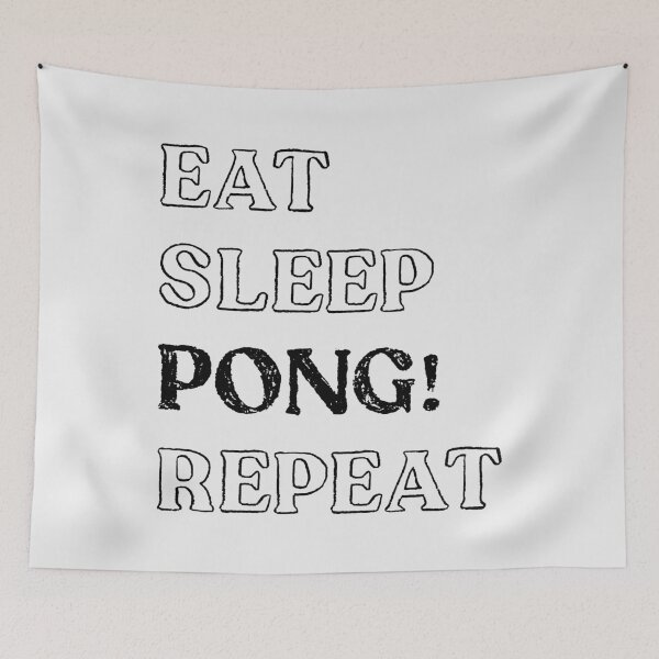 Item preview, Eat Sleep Pong Repeat! It's Mahjong Time Mahjongg Fans v2 designed and sold by teeworthy.