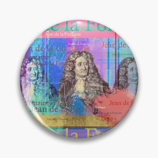 Item preview, Jean de la Fontaine, portrait, famous writer designed and sold by Mauswohn.