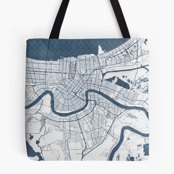 Item preview, New Orleans City Map of Louisiana, USA - Coastal designed and sold by deMAP.