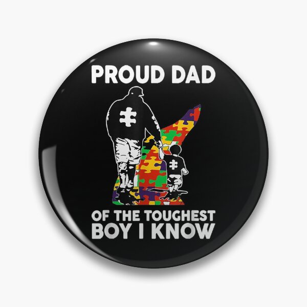 Item preview, Mens Proud Dad Of The Toughest Boy I Know Autism Awareness designed and sold by MiloszshiZse.