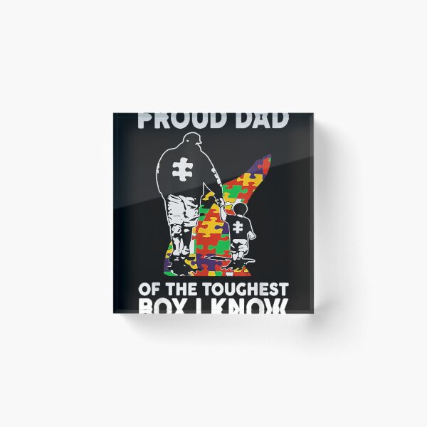 Item preview, Mens Proud Dad Of The Toughest Boy I Know Autism Awareness designed and sold by MiloszshiZse.