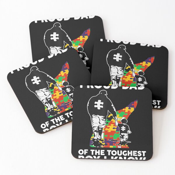 Item preview, Mens Proud Dad Of The Toughest Boy I Know Autism Awareness designed and sold by MiloszshiZse.